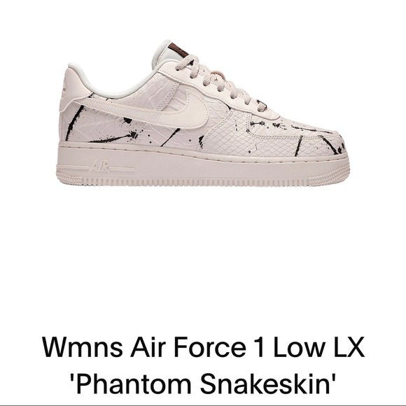nike air force 1 phantom snakeskin